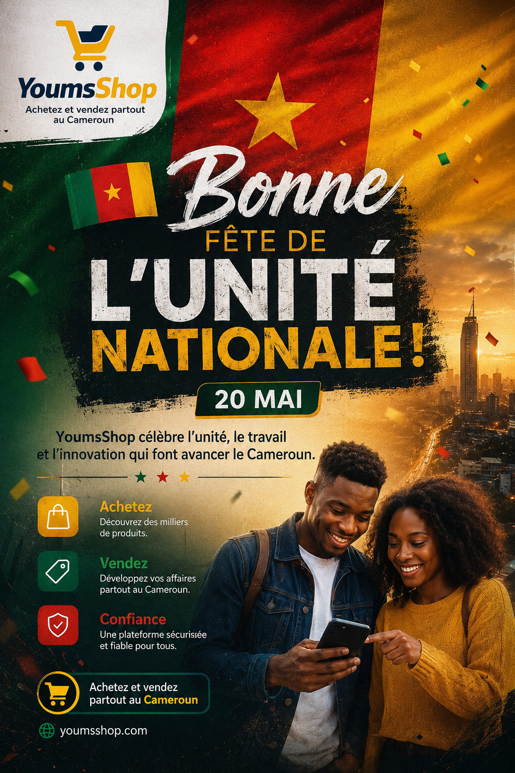 Bonne Fête de l’Unité Nationale
