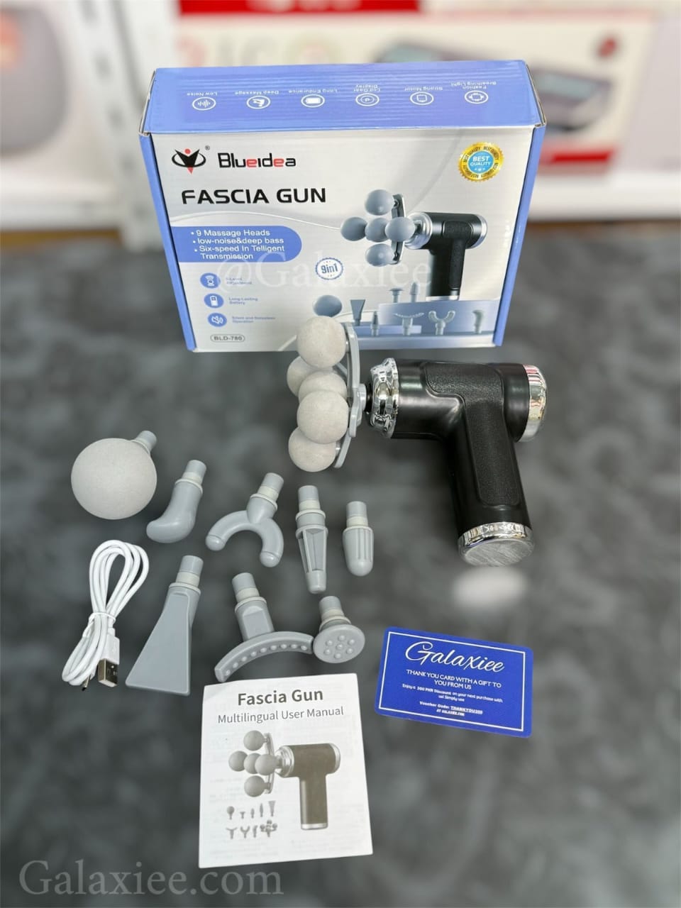 Pistolet de massage 9 en 1