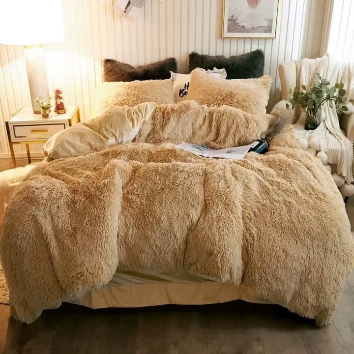 Ensemble couette  en peluche 